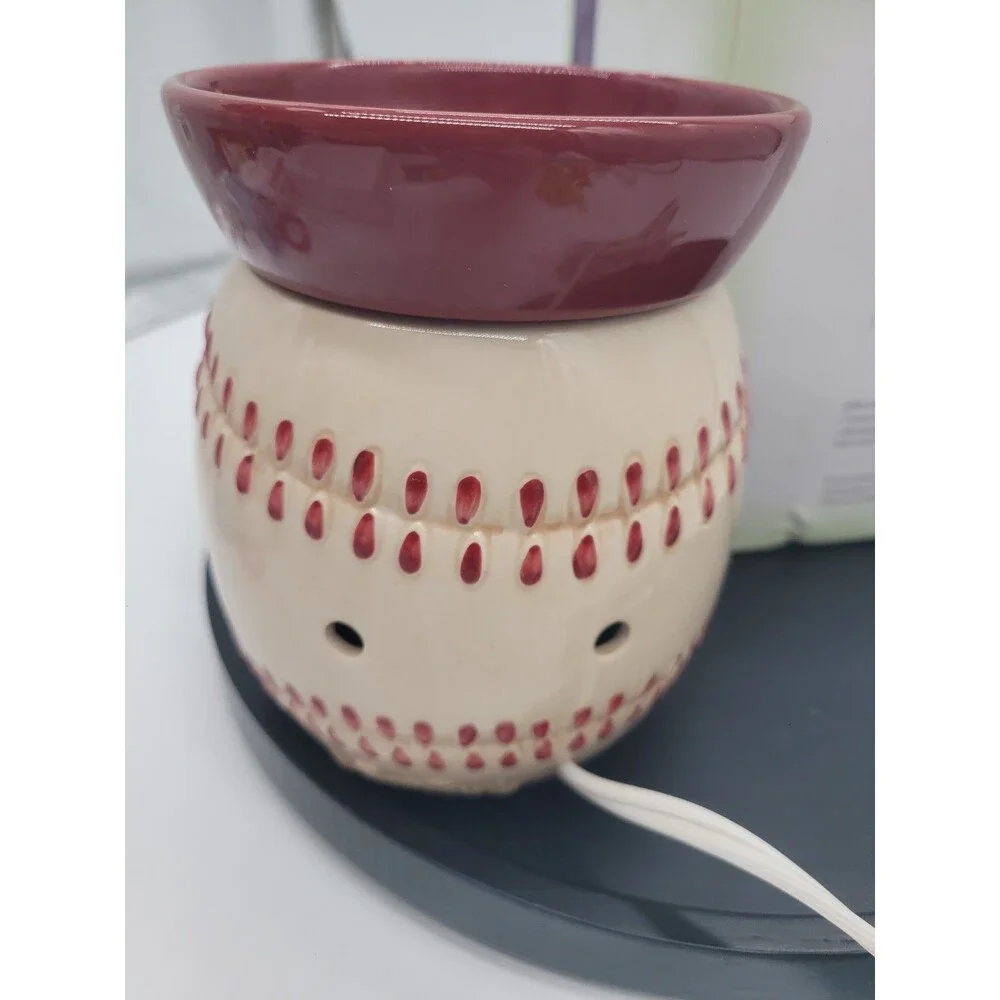 Retired Baseball Scentsy Candle Wax Warmer.Play Ball.Full Size